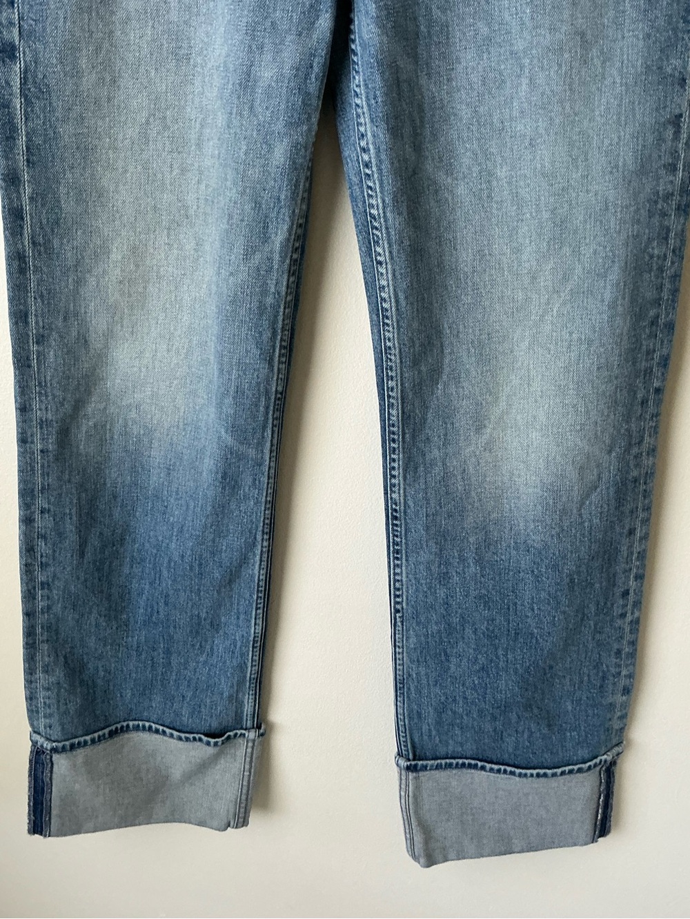 MOTHER SUPERIOR Jeans Duster Skimp Cuff Horsin’ Around Light Blue Size 27 - Picture 7 of 15
